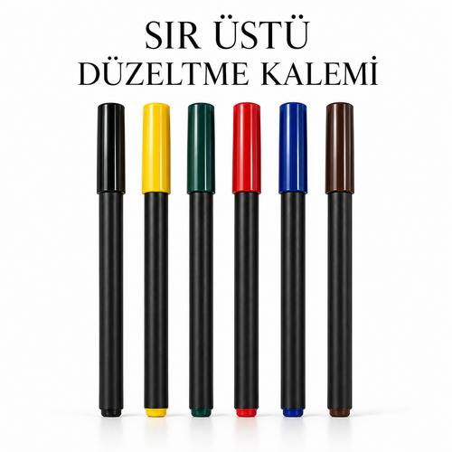 Sır Üstü Düzeltme Kalemi – 6 Standart Renk