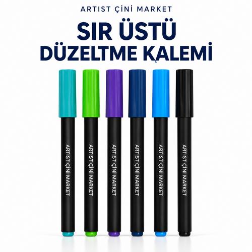 Sır Üstü Düzeltme Kalemi – 6 Soğuk Renk